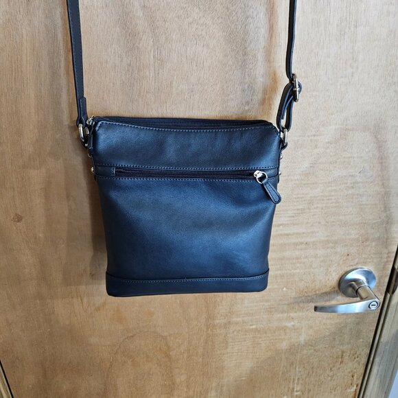 Giana Bernini Black Crossbody Organizer Purse - Picture 7 of 11